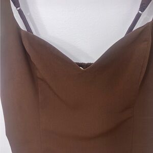 Abercrombie & Fitch Rich Brown Sweetheart Camisole